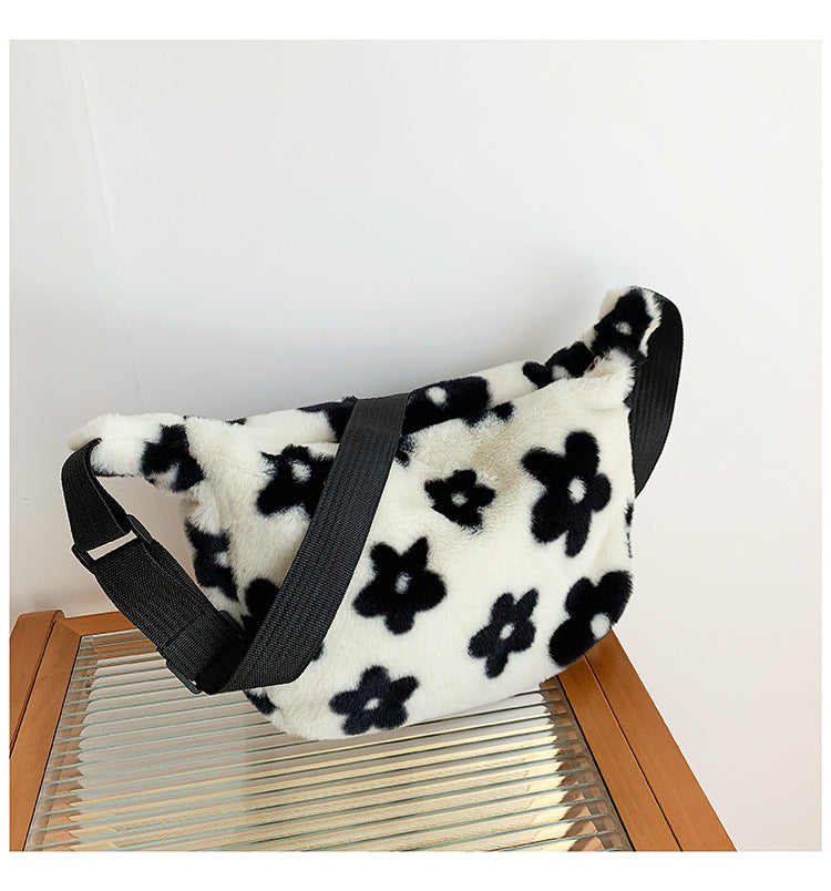 Simple And Lovely Fluffy Casual Bag