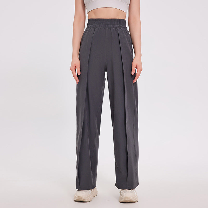 Straight Loose Sports Women's Wide-leg Pants Fitness
