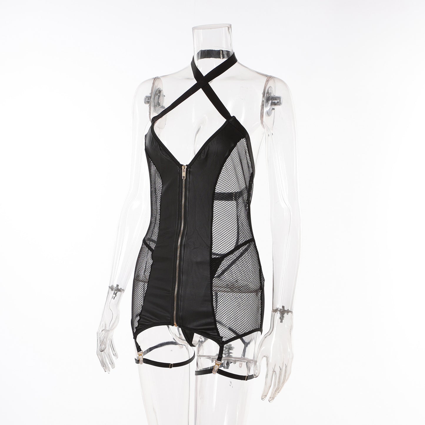 Pure Desire Slim Elastic Stitching Dress