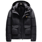 Men's Hooded Padded Polyester Jacket