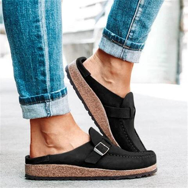 New Style Large Size Women's Casual Sandals And Slippers With Flat Bottom