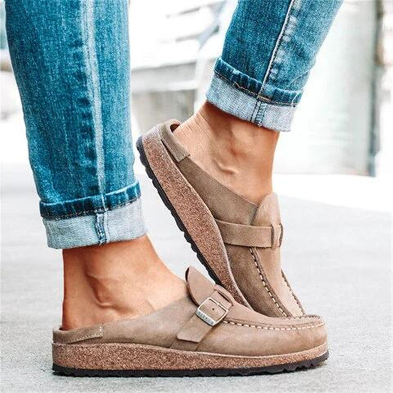 New Style Large Size Women's Casual Sandals And Slippers With Flat Bottom