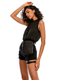 Fitness Sports Fashion All-Match Pu Waist And Leg Bag