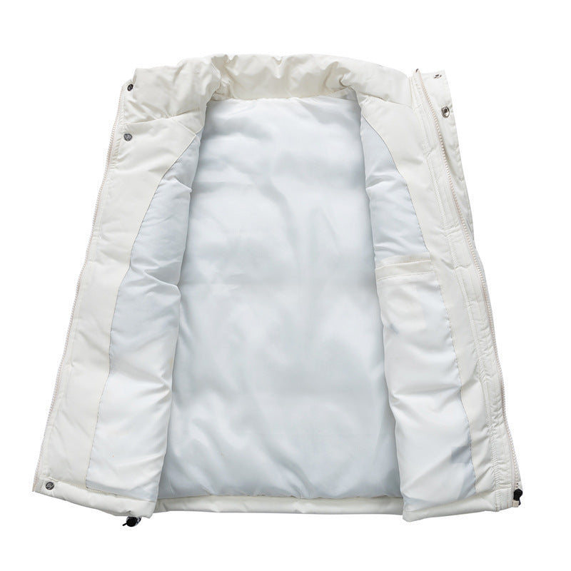 Men's Padded Vest Jacket – Thick Warm Polyester