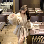 Fashion Plus Size French Elegant Woolen Overcoat