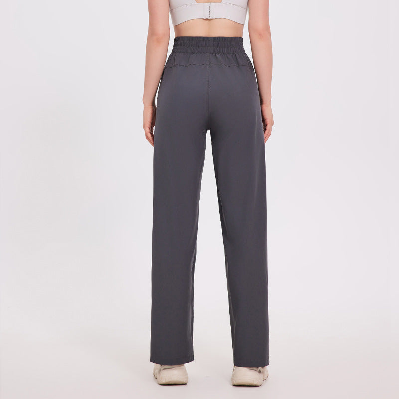 Straight Loose Sports Women's Wide-leg Pants Fitness