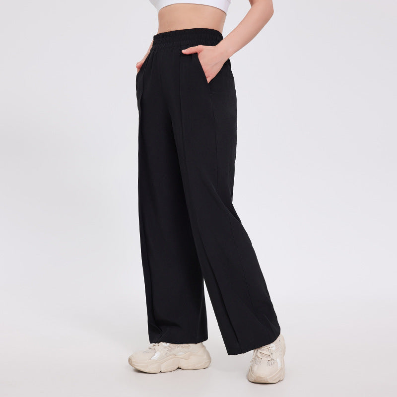 Straight Loose Sports Women's Wide-leg Pants Fitness