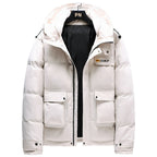 Men's Hooded Padded Polyester Jacket