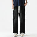 Men's Retro Pocket Stitching Jeans