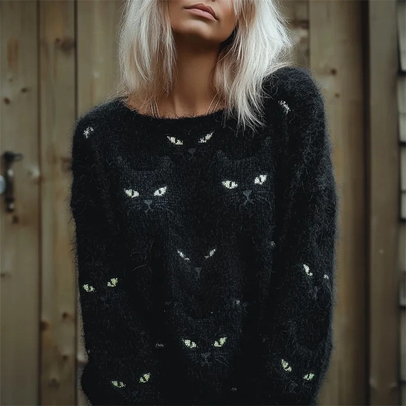 Halloween Men And Women Same Style Loose Sweater