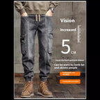 American Retro Ankle-tied Jeans Men
