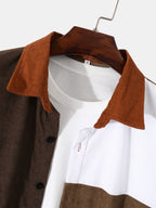 Men's Cotton Single-Breasted Lapel Coat