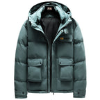 Men's Hooded Padded Polyester Jacket
