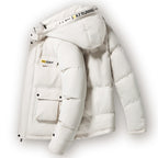 Men's Hooded Padded Polyester Jacket
