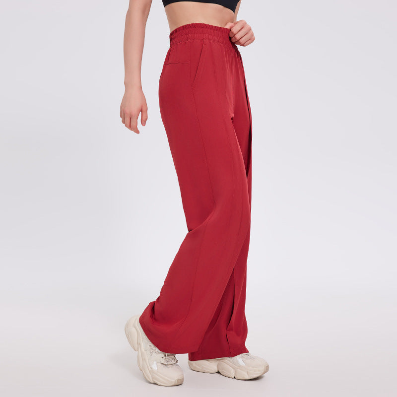 Straight Loose Sports Women's Wide-leg Pants Fitness