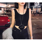 Short Midriff-baring Camisole Women's Summer All-matching