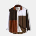 Men's Cotton Single-Breasted Lapel Coat