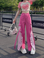 Workwear Hot Girl Dopamine High Waist Jeans
