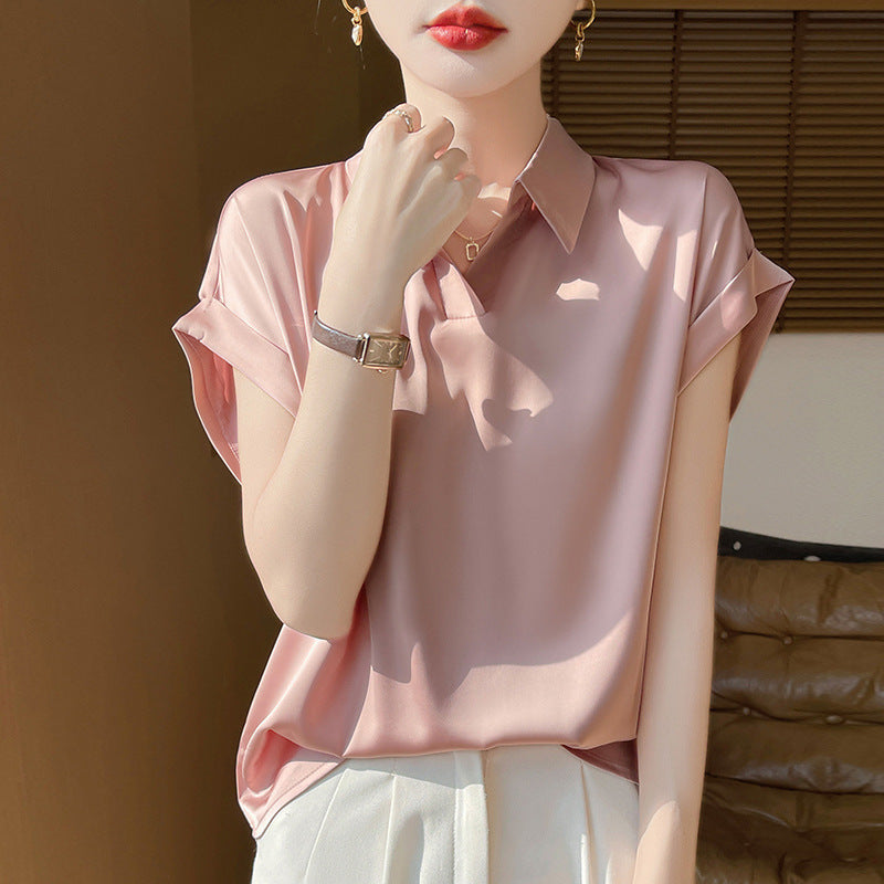 Women's Summer Wear Design Sense Niche Shirt