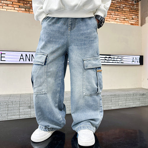 Boys' Jeans Spring And Autumn