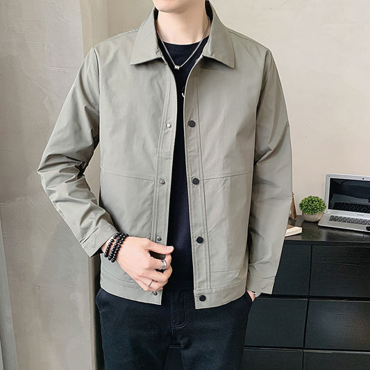 Single-layer Jacket Men's Spring And Autumn Thin