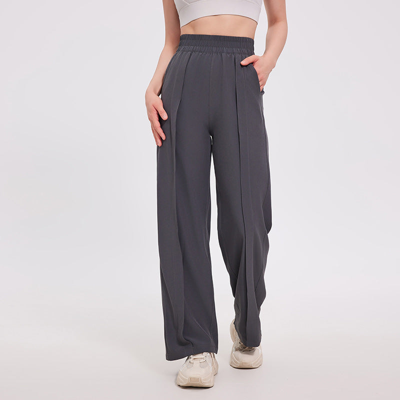 Straight Loose Sports Women's Wide-leg Pants Fitness