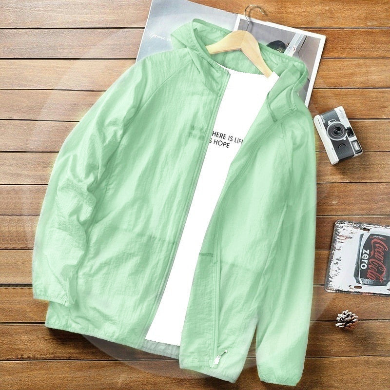 Summer Sun Protection Quick-drying Wind Shield Ice Silk Ultra-thin Sun-protective Clothing