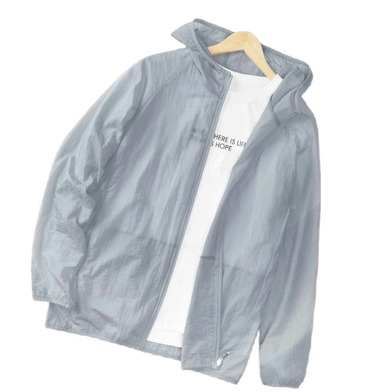 Summer Sun Protection Quick-drying Wind Shield Ice Silk Ultra-thin Sun-protective Clothing