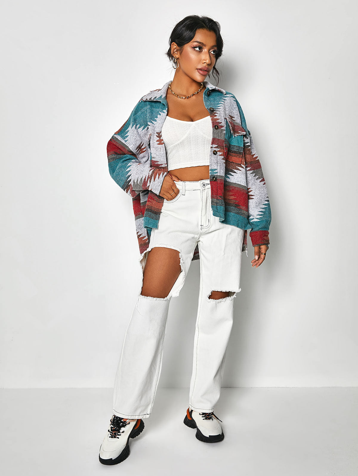 Women retro shirt
