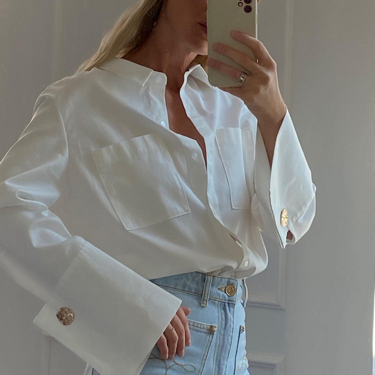 Women's Spring Long Sleeve Shirt Top