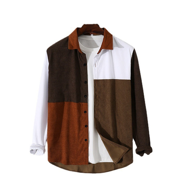 Men's Cotton Single-Breasted Lapel Coat