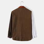 Men's Cotton Single-Breasted Lapel Coat