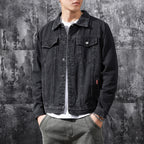 Men's Casual Acetate Jacket – Blue
