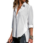 Irregular split shirt