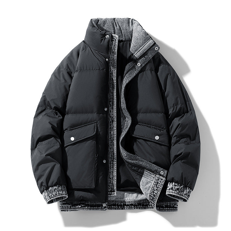 Winter Fashion Individual Casual Down Jacket Men