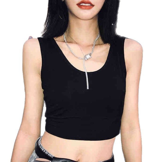 Short Midriff-baring Camisole Women's Summer All-matching