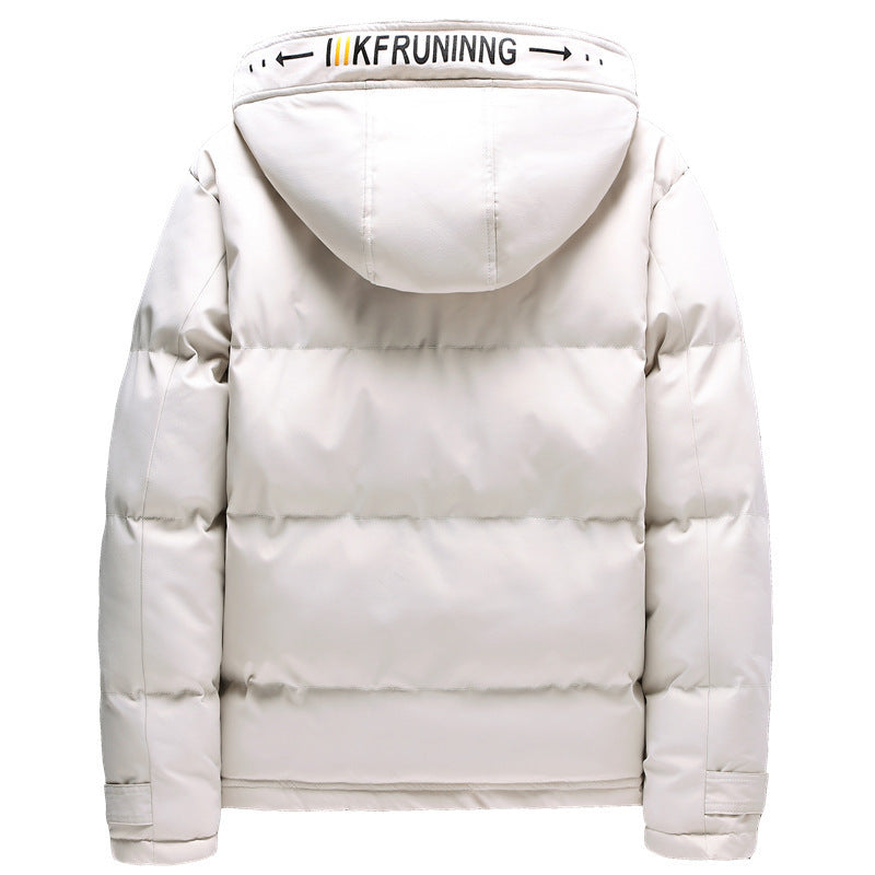 Men's Hooded Padded Polyester Jacket