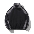Men's Casual Spring And Autumn Outdoor Stitching Contrast Color Jacket