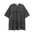 Five-pointed Star Puff Print Short-sleeved T-shirt For Boys