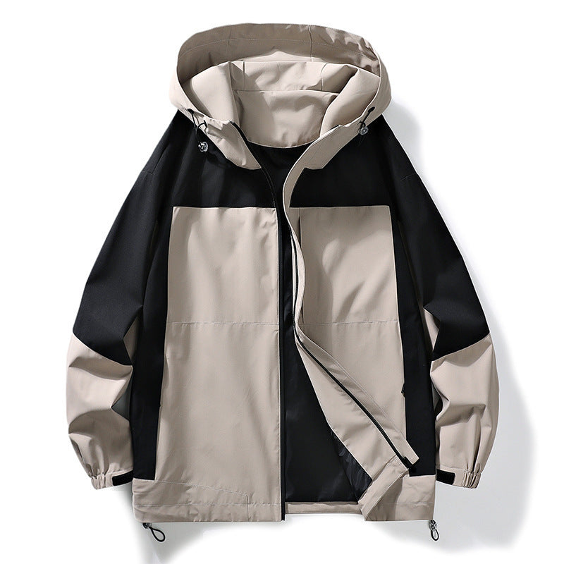 Men's Lightweight Spring Hooded Jacket