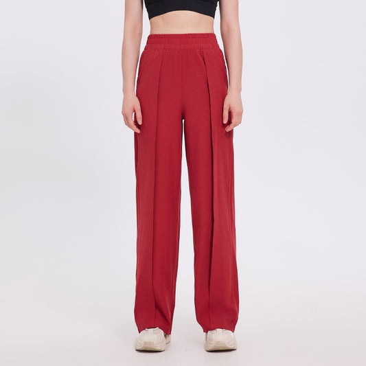 Straight Loose Sports Women's Wide-leg Pants Fitness