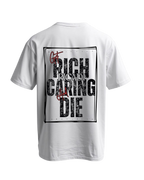 RICADI round-neck ''Rich,Caring & Die'' t-shirt
