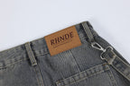 Workwear Multi-pocket Jeans For Men