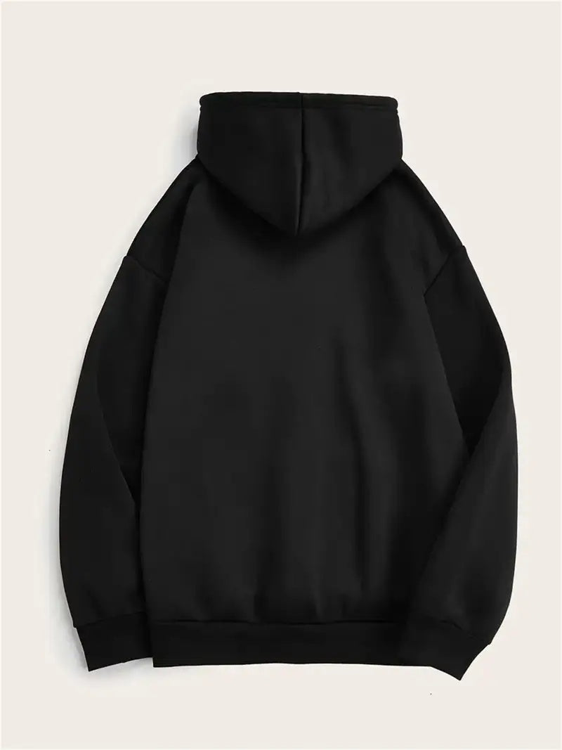 Women's Halloween Graphic Hoodie With Kangaroo Pocket - Casual Long Sleeve Machine Washable