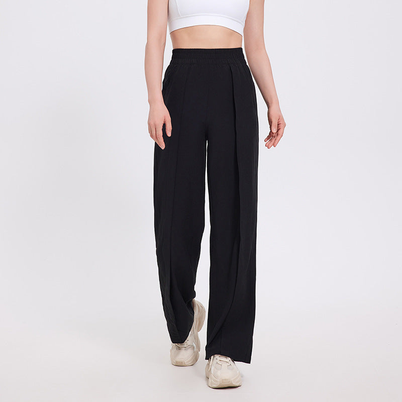 Straight Loose Sports Women's Wide-leg Pants Fitness