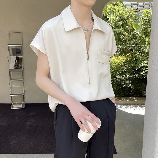 Outer Wear Sleeveless Shirt Thin Casual