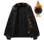 New Velvet Stand Collar Hooded Jacket For Men