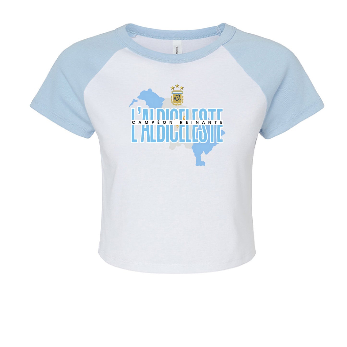 WHITE/ BABY BLUE - FRONT