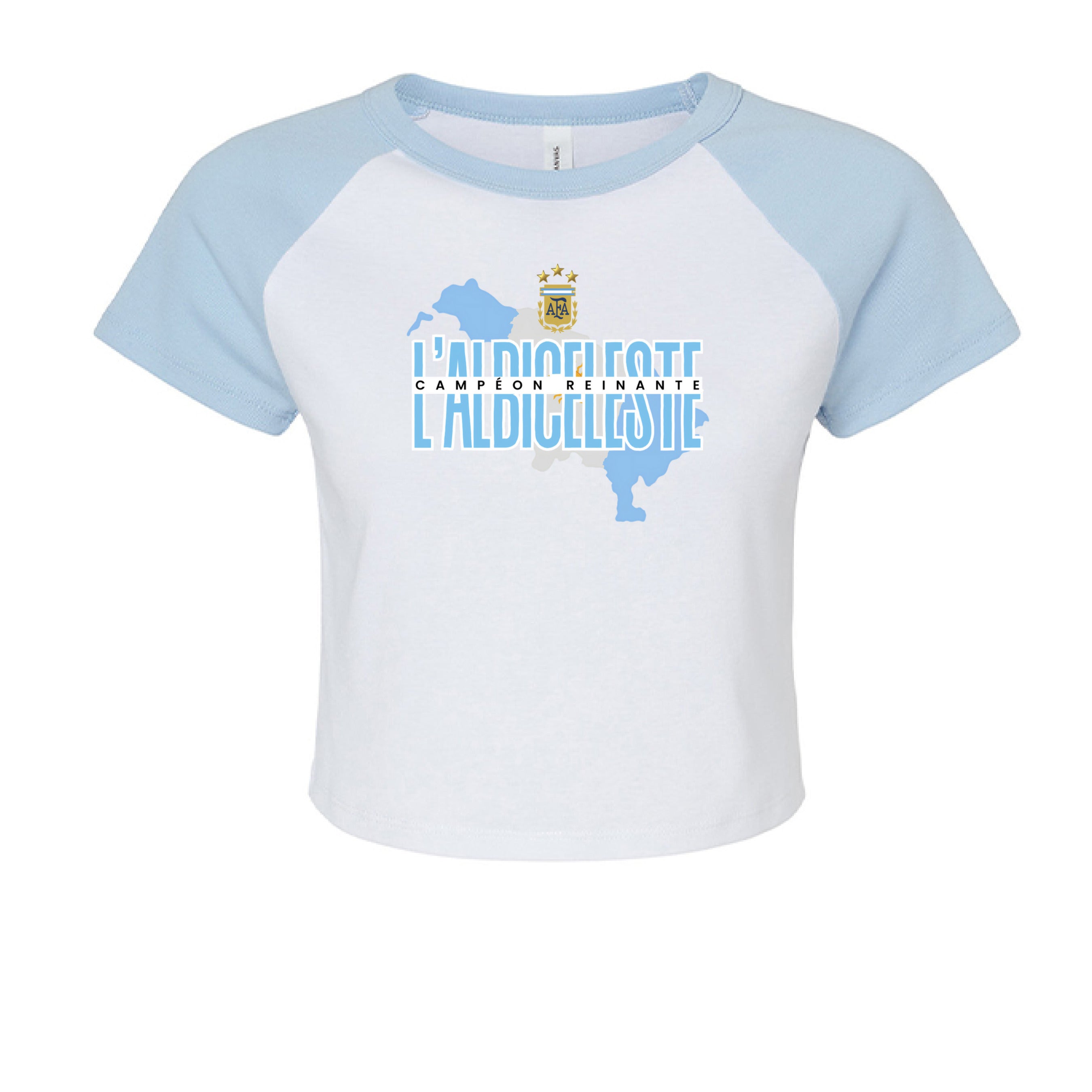 WHITE/ BABY BLUE - FRONT