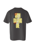 RICADI "Get Rich, Caring and Die" Round-Neck T-Shirt